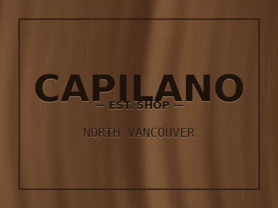Wooden signs — laser-engraved wood by Capilano Sign